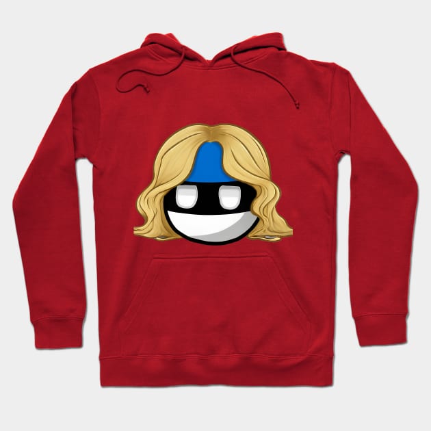 Kaja Kallas Estonian Polandball Hoodie by Polandball World